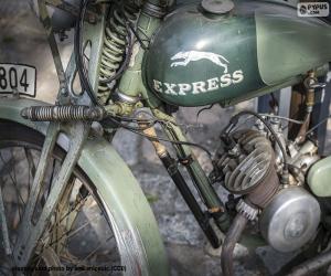 yapboz Eski bir motosiklet